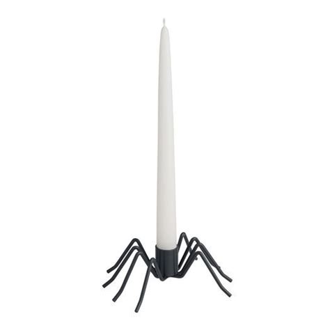 white metal house candle holders from world market|spider taper candle holders.